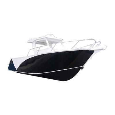 China Entertainment New Zealand Design 7.5m/25ft Dish Center Console Aluminum Fishing Boats Ship Boat For Sale for sale