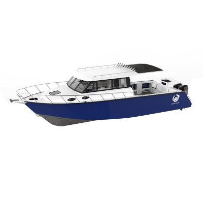 중국 Family Fishing Gospel Boat 30ft Lifestyle Professional Fishing Boat Aluminum Passenger Boats For Sale 판매용