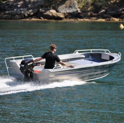 中国 Gospel Boat Aluminum Fishing Boat CE Certified 4.2m/14ft Cheap Small Dinghy Aluminum Fishing Boat 販売のため