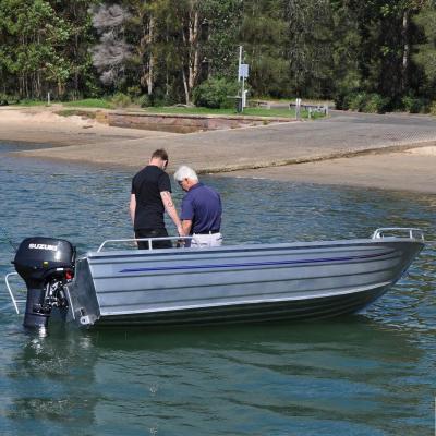 Китай Gospel Boat Fishing Boat 4.2m/14ft Aluminum CE Certified Small Dinghy Fishing Boat продается