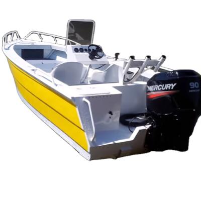 China 5m Press Side Console Aluminum Alloy Aluminum Fishing Boat for sale