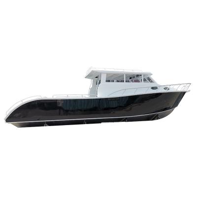 China New Design 11.6x3.3m Lifestyle Fishing Boat Aluminum Whale Watching DNA Dive Boat for sale