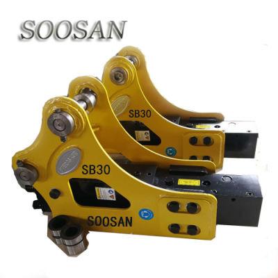 China CONSTRUCTION sb30 53mm hb30 soosan hydraulic breaker hammer crusher for excavator for sale