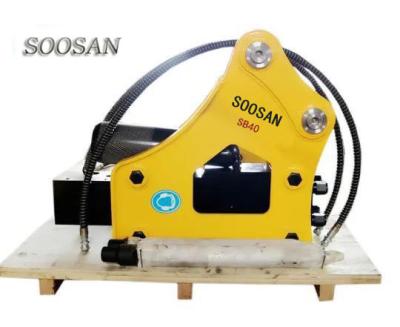 China construction sales of sb40 excavator soosan open mining hydraulic crushing hammer for sale