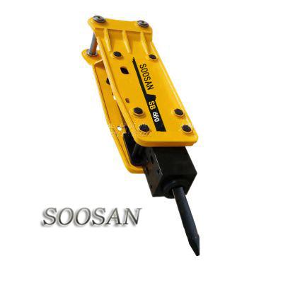 China Construction Soosan Sb40 Crusher Excavator Jack Hammer Backhoe Hydraulic Rock Hammer Crusher Drill Rod Diameter 68mm for sale