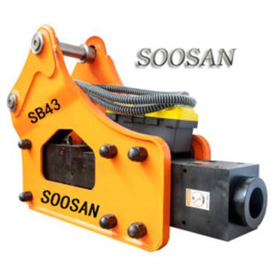 China Construction Soosan SB43 Quiet Type 75mm Hydraulic Chisel Breaker for sale