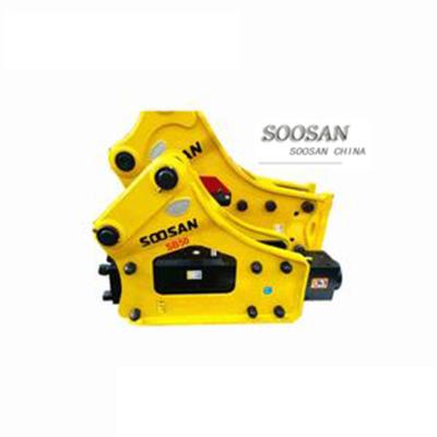 China Construction breaker SB50Rock soosan hydraulic breaker machine stone breaking demolition hammer excavator for sale