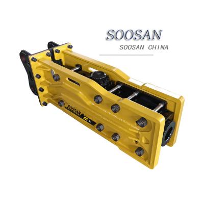 China High quality SB81 box type breaker construction Soosan hydraulic hammer with 140mm chisel for sale for sale