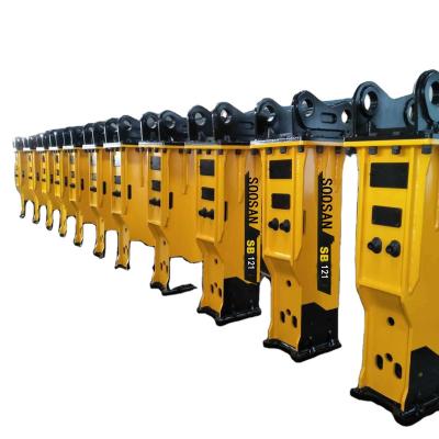 China Construction SB121 soosan side type Yantai hydraulic concrete breaker for excavator for sale