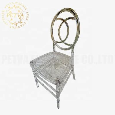 China Modern Royal Crystal Transparency Acrylic Event Channel Rental Chairs For Events for sale