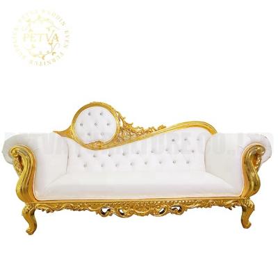 China Beautiful Modern Throne Chair Double King Royal Throne Chair Wedding Loveseat Throne Chair For Event Used for sale