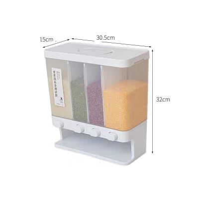 China Freshness Preservation Rice Storage Box 8L Kitchen Storage Rice Box Vacuum Rice Storage Box for sale