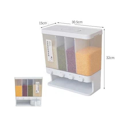 China Freshness Preservation Automatic Rice Storage Box Rice Flour Plastic Storage Box for sale