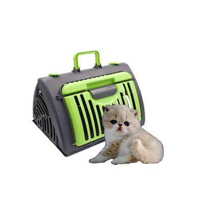 China Breathable Cheap Small Plastic Dog Cage Plastic Comfortable Cat Cage Cage For Small Animal for sale