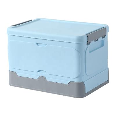 China Solid Collapsible Durable Plastic Utility Bins Storage Box Collapsible Container for sale