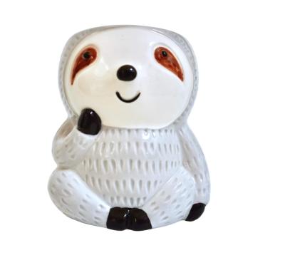 China Modern Cute Animal Planter Pot Sloth Garden Decor Succulent Plant for sale