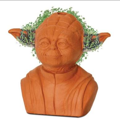 China Modern custom resin baby yoda figure baby yoda flower pot with yoda succulent pot for home decor for sale