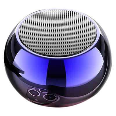 China LED Flashing light M3 Gradient desktop Theater Subwoofer perfect sound Mini Wireless USB BT Speaker Plating Colorful light Portable Small Speakers for sale