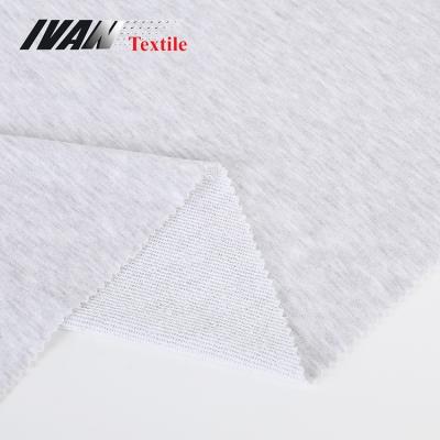 China Comfortable Soft Blend Shrink-Resistant Solids French Terry Knit 60 Polyester 40 Cotton Fabric For Dress for sale