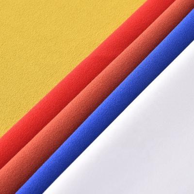 China Sueded brushed hot sale 95%polyester 5%spandex knit PU backside plain dyed brushed fabric for sportswear for sale