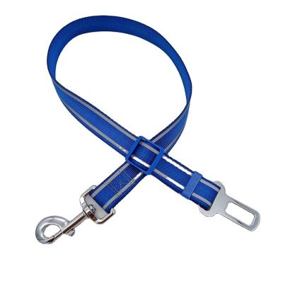 China DETACHED Multi Color Safety Dog Car Retractable Nylon Reflective Seat Belt for sale