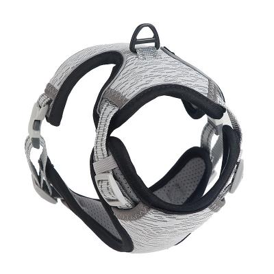 China Padded New Pet Chest Strap Dog Leash For Dog Breathable Reflective L Shaped Chest Back Pet Supplies for sale