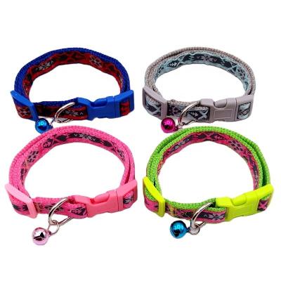 China Small Dog Fashion Cat Heavy Duty Soft Nylon Tactical DETACHED Buckle Dog Collar for sale