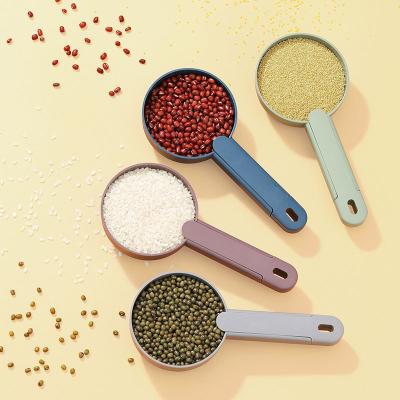 China Hot Selling Pet Food Scoop New Pet Food Spoon PP Non-automatic Multicolor Material Scoop Pet Food Scoop for sale