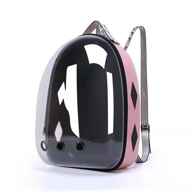 China New Cat Bag Large Capacity Dog Transparent Dog Bag Small Stored Breathable Design Carry Bag for sale