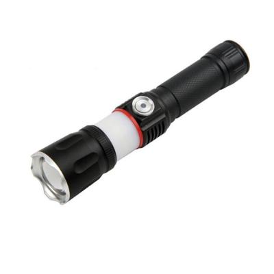 China New Design High Power Self Defense Tactical Zoomable Tail Magnet USB Rechargeable Camping Led Flashlight For Camping for sale