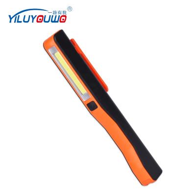 China 2021 Emergency USB LED Pocket Pen Light EDC Rechargeable Flashlight Rechargeable Battery Emergency 2*14500 (3.7V/800mA) 18.2*3.2CM for sale