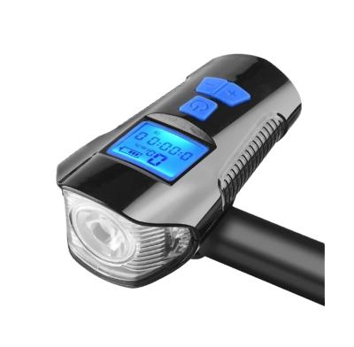 China Aluminum Alloy+ABS Loud Bike Bell LED Bike Light Bike USB Rechargeable for sale