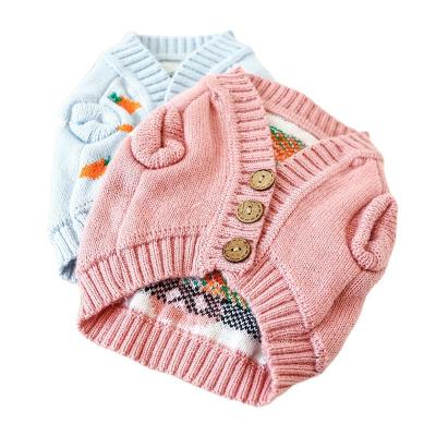 China Viable dog Cat Clothes Warm Winter Sweater Teddy Bear Rabbit Sweater pet sweater autumn and winter new for sale