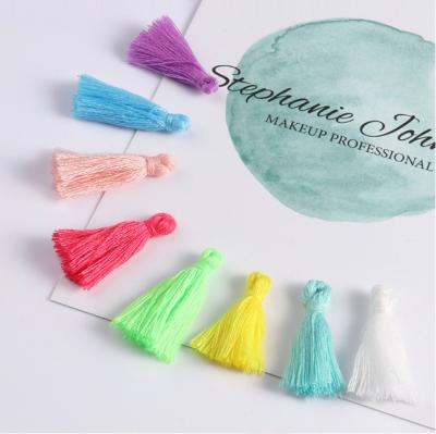 China Mobile Phone 3cm Mini Cotton Tassel High Quality Colorful for sale