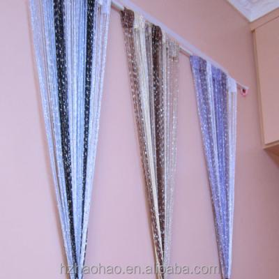 China String Flat Silver 100cm x 200cm Multicolor Fringe String Tassel Panel Curtain for sale