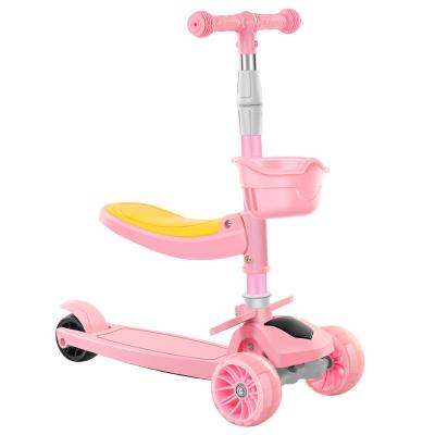 China Modern Popular 2023 Children's Scooter Advanced Three-in-One Seat Children's Scooter 2-6-12 Walking Scooter for sale