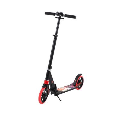 China Adjustable Height Handlebar Youth Adult Folding Bicycle Two-Wheel Walking Scooter Disc Brake Older Kids Campus Scooter for sale