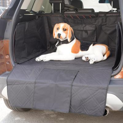 China Travel Cargo Liner Waterproof Non-slip Scratchproof Pet Cargo Cover For SUV With Fin Protector Dog Seat Car Bumper Mat for sale