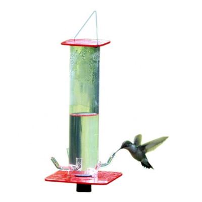 China Stocked Customize High Capacity Bird Water Bottle Hanging Clear Plastic Bird Feeding Bottle for sale