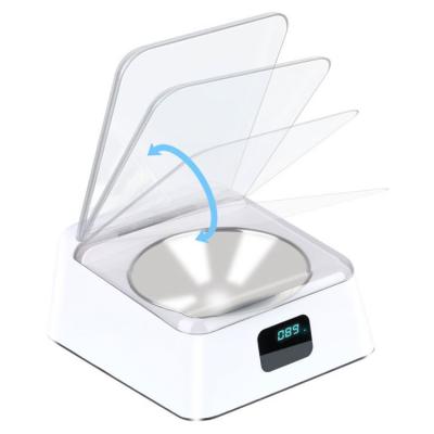 China Automatic Pets Supplies Dog Cat Bowls Automatic Opening Lid Automatic Food Storage Smart Pet Feeder for sale