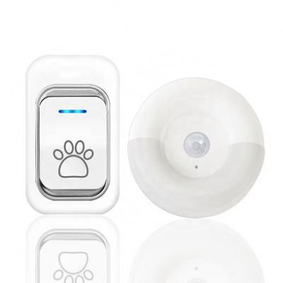 China NEW Modern Style Wireless Kinetic Battery Free Dog Doorbell with AC Receiver for sale