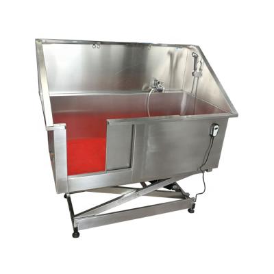 China Chinese Manufacturer Electric Stocked Elevator Pet Spa Dog Tub For Pet Clinic for sale