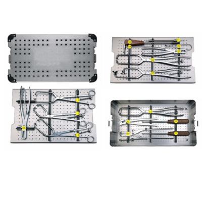 Chine Plat Kit Orthopedic Surgical Instrument Box de reconstruction à vendre