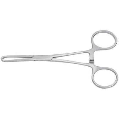 China Stainless Steel Veterinary Allis Surgical Tissue Forceps for sale