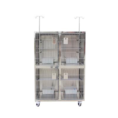 China Jaula de aluminio de acero inoxidable quirúrgica de la caja de la jaula del perro casero en venta