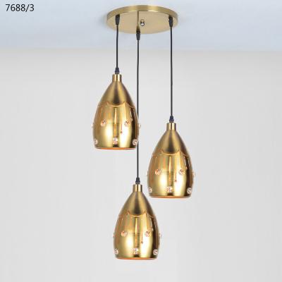 China Modern Modern Bronze Crystal Chandelier for sale