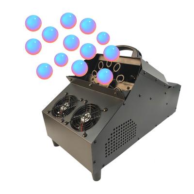 China Strong Stage Two Fans 1000W Smoke Bubble Machine Absorbed Heat Stage Spray Bubble Equipment Good Quality Wheel Bubble Machine YS-73 for sale