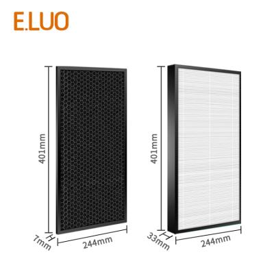 China Hotel Panel Suitable for Home or Hotel Activated Carbon Hepa Air Purifier Filter for sale