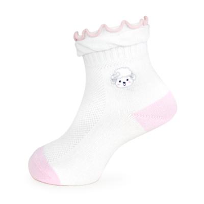 China Hot Selling Anti Slip Breathable Lotus Leaf Lamb Pattern Socks Cute For Babies And Boys for sale