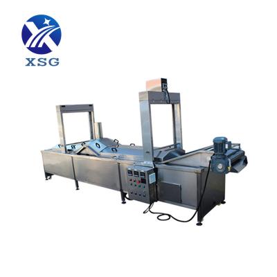 China Vegetable processing plant Crisps making machine 50kg 100kg 300kg potato chips making machine for sale